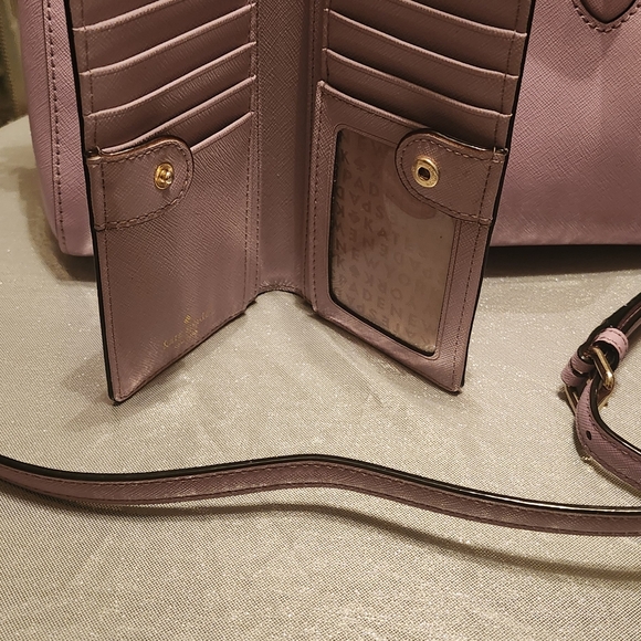 Kate Spade "laurel way lanae" satchel Whit matching wallet - Picture 4 of 4